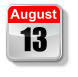 13 August