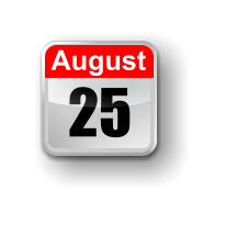 25 August